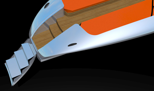 Czeers_mk1_solar_boat_rear_ladder