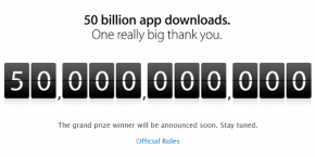Apple: เฮฮา App Store ยอดดาวน์โหลดครบ 50,000,000,000 ล้านครั้งแล้ว!