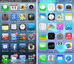 iOS 7: เปรียบเทียบอินเตอร์เฟซ iOS 6 กับ iOS 7 เปลี่ยนเยอะขนาดไหนไปดูกัน!