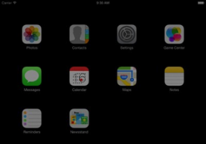 iOS 7: มาแล้วภาพสกรีนช็อตแรก iOS 7 บน iPad 3, iPad 4, iPad Mini!