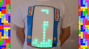 Gadget : นี่คือเสื้อยืดที่สนุกที่สุดในโลก ด้วยเกม Tetris ที่เล่นบนพุงตัวเองได้