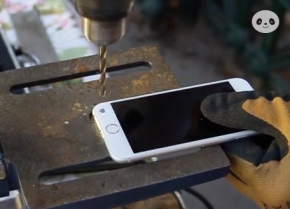 iPhone 6: เซ็ง iPhone 6 เครื่องโค้งงอ? พี่คนนี้รับอาสาซ่อมด้วยสว่านแท่น! (มีคลิป)