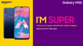 Samsung Galaxy M30 รุ่นประหยัดจอสวย Super AMOLED จ่อเปิดตัวสัปดาห์หน้า