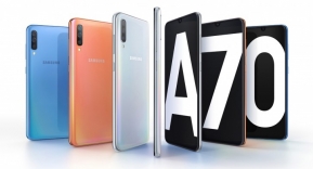 Samsung เผยโฉม Galaxy A70 รุ่นกลางตัวใหม่ มาพร้อมหน้าจอ 6.7 นิ้ว 20:9 ชาร์จเร็ว 25W และกล้องหน้า 32 ล้านพิกเซล !!