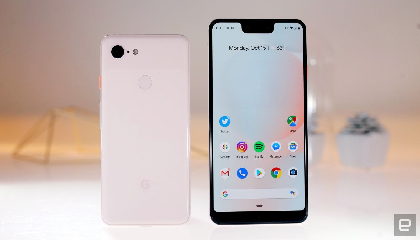 The Pixel 3a and Pixel 3a XL.