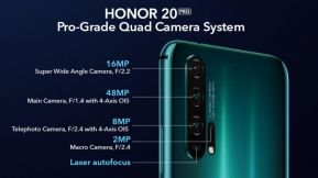 เปิดตัว Honor 20 และ 20 Pro ครั้งแรกกับกล้องรูรับแสง f/1.4 บนสมาร์ทโฟน พร้อมเลนส์มาโคร ซูมสูงสุด 30 เท่า