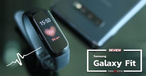 Review: Samsung Galaxy Fit สายรัดข้อมือผู้ช่วยอัจฉริยะ จอสี ทัชสกรีน ฟังก์ชั่นเพียบ!!