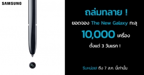 แฟนพันธุ์แท้แห่จอง “The New Galaxy” ก่อนวันเปิดตัว  ทะลุ 10,000 เครื่องตั้งแต่ 3 วันแรก รีบหน่อย! ถึง 7 ส.ค. นี้เท่านั้น !