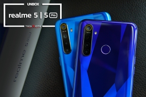 Unbox : แกะกล่องพรีวิว realme 5 | 5 Pro สองน้องใหม่พร้อมกล้องหลัง 4 ตัวและดีไซน์ทรง Holographic Diamond สุดงาม !!