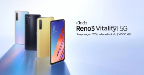 เปิดตัว OPPO Reno3 Vitality Edition มาพร้อม CPU Snapdragon 765 รองรับ 5G