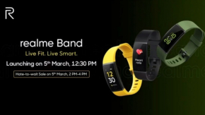 realme Band เผยฟีเจอร์แล้วบน landing page ยืนยันเปิดตัว 5 มีนาคม