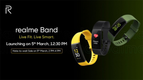 เปิดตัว realme Band สมาร์ทแบนด์รุ่นแรกของค่าย มาพร้อมหน้าจอสี 0.96 นิ้ว กันน้ำได้ แบตใช้ได้ 10 วัน