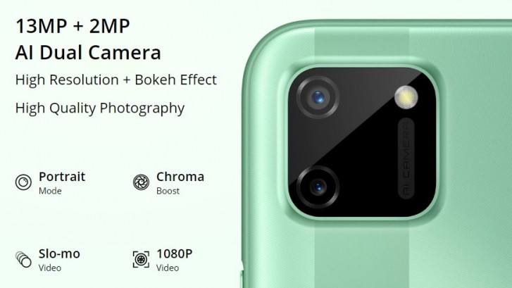 Realme C11 especificações do smartphone, CPU Helio G35, câmeras ...