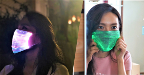 อย่างเจ๋ง! หน้ากากอนามัยแบบ LED เรืองแสงในที่มืด เปลี่ยนสีได้ 7 สี พร้อมลวดลายสุดคูล!!