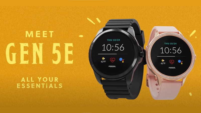 เปิดตัว Fossil Gen 5E สมาร์ทวอทช์ Android Wear รุ่นใหม่ ปรับลดราคา เพิ่มตัวเลือกขนาดหน้าปัด