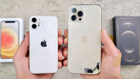 เปรียบเทียบความอึด ! iPhone 12 mini vs iPhone 12 Pro Max Drop Test จอ Ceramic Shield ทนกว่า 4 เท่าจริงไหม !? (มีคลิป)