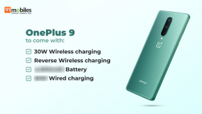 หลุดภาพจริง OnePlus 9 ยืนยันคีย์สเปค และรองรับ reverse wireless charging