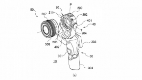 Canon จดสิทธิบัตรทำกล้องคล้าย DJI Osmo แต่เปลี่ยนเลนส์ได้ และใช้เลนส์กล้องใหญ่ได้