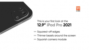 iPad Pro 2021 หลุดภาพเรนเดอร์แรก หน้าจอ 12.9 นิ้ว ดีไซน์เหลี่ยมสวยๆ เหมือนเดิม