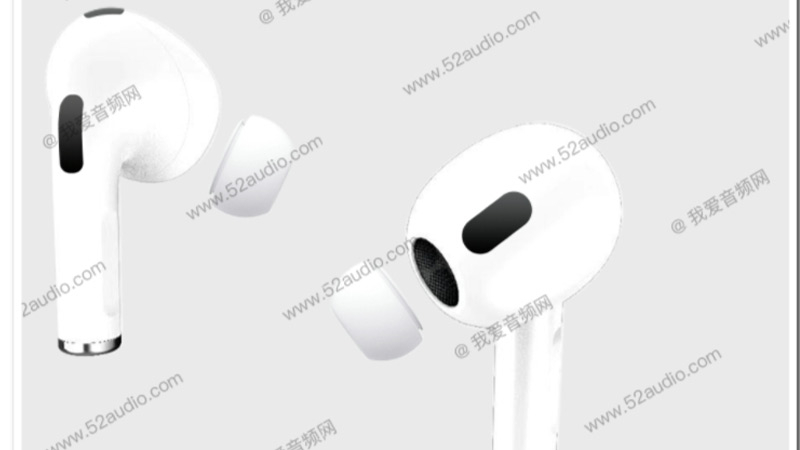 หลุดข้อมูลใหม่ ยืนยันดีไซน์ Apple AirPods 3 หูฟังไร้สายรุ่นใหม่ จะมีดีไซน์คล้าย AirPods Pro