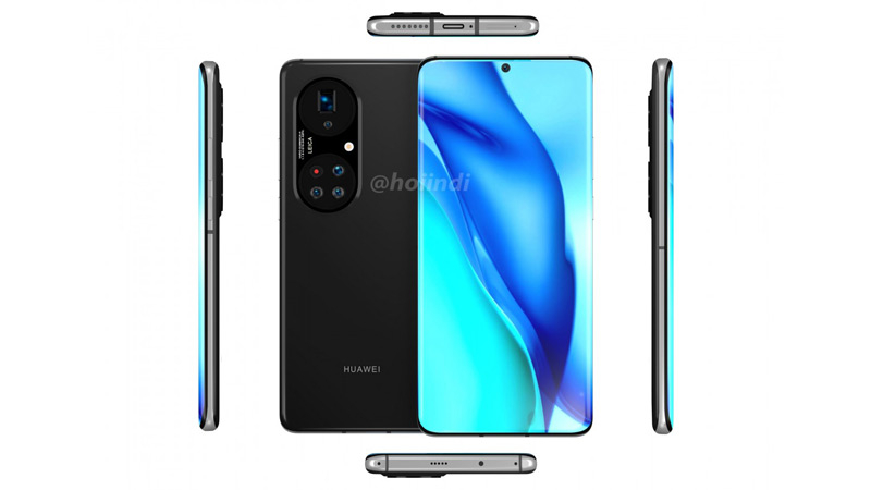 Huawei P50 Pro+ หลุดภาพเรนเดอร์ เผยดีไซน์กล้อง 5 ตัวสุดอลังการจาก Leica