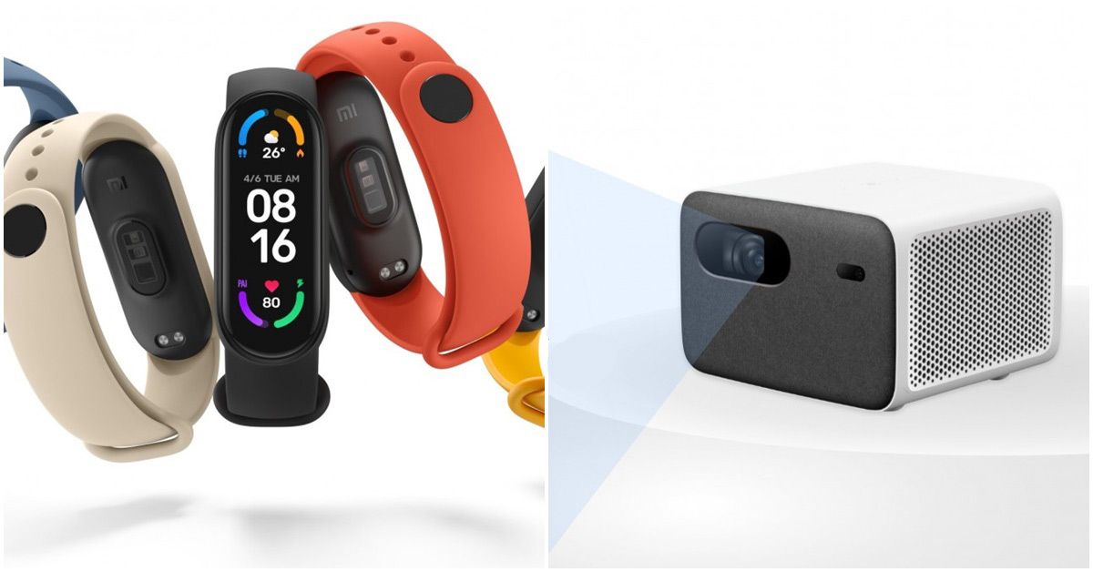 เปิดตัว Xiaomi Mi Smart Band 6 สมาร์ทแบนด์รุ่นใหม่ ขยายหน้าจอ AMOLED ให้กว้างขึ้น และโปรเจ็คเตอร์ Mi Smart Projector 2 Pro