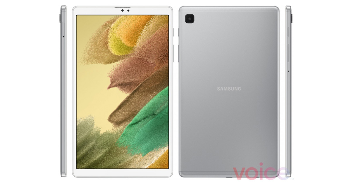 Samsung Galaxy Tab A7 Lite เผยภาพหลุดใหม่ โชว์ดีไซน์ชัดๆ ตัวเครื่องสีเงิน