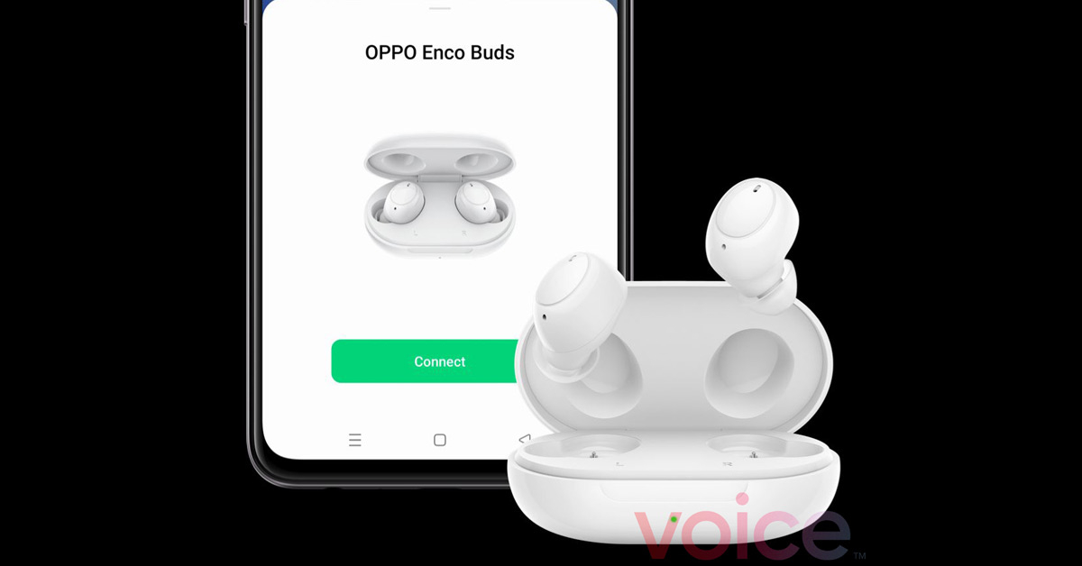 เผยดีไซน์หูฟัง TWS รุ่นใหม่ OPPO Enco Buds ดีไซน์คุ้นตา