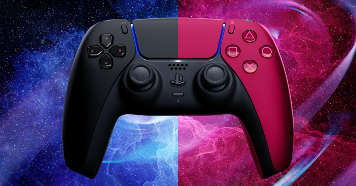 Sony เปิดตัวคอนโทรลเลอร์ PS5 DualSense สีใหม่ Midnight Black และ Cosmic Red สุดงาม