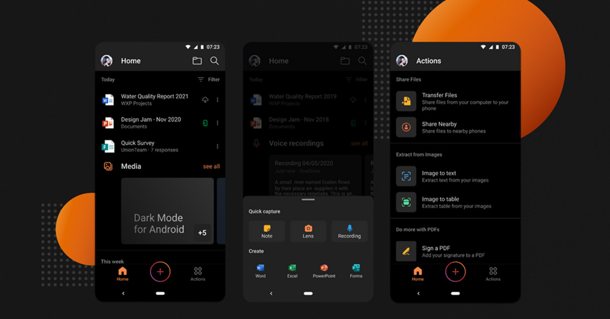 Microsoft เปิดตัว Dark Mode สำหรับ Office for Android แล้ว