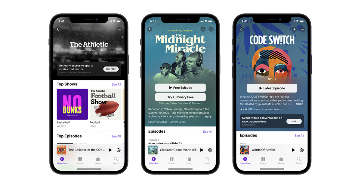 ประกาศเลื่อนเปิดให้บริการ Apple Podcast Subscription ออกไปเป็นเดือนมิถุนายน เนื่องจากเกิดปัญหาระบบ