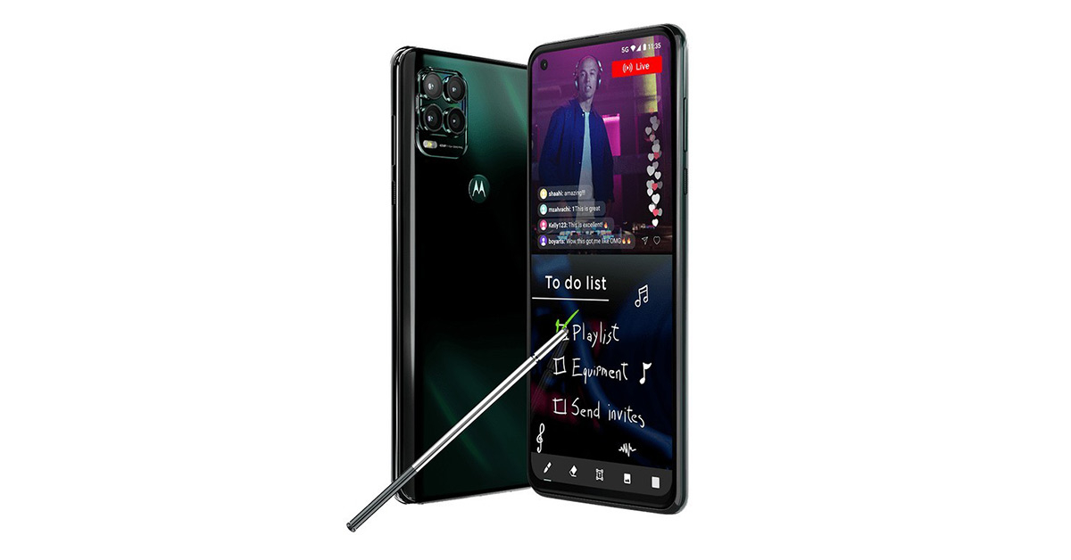 เปิดตัว Moto G Stylus 5G สมาร์ทโฟน 5G มีปากกา ในราคาไม่แพงมาก