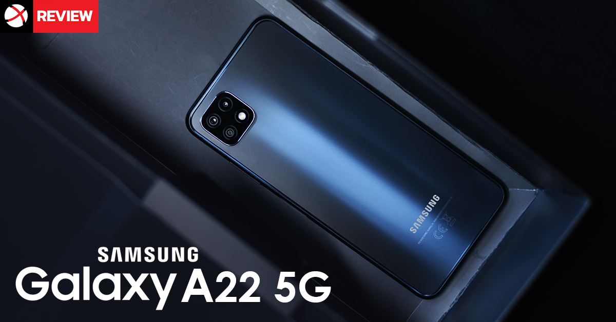 รีวิว Samsung galaxy A22 5G มือถือ 5G ราคาต่ำหมื่นจอใหญ่เต็มตา เล่นเกมลื่นจุใจ