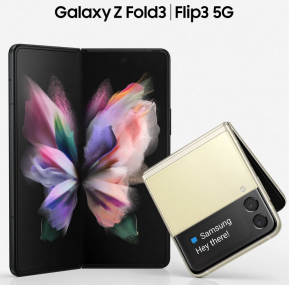 หลุดราคา Samsung Galaxy Z Fold3 และ Galaxy Z Flip3 จากฝั่งยุโรปพร้อมเผยให้เห็นด้านหลังของ Galaxy Z Flip3