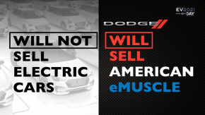 Dodge เตรียมผลิตรถยนต์ไฟฟ้าโดยใช้พื้นฐานรถยนต์ V8 Muscle Car
