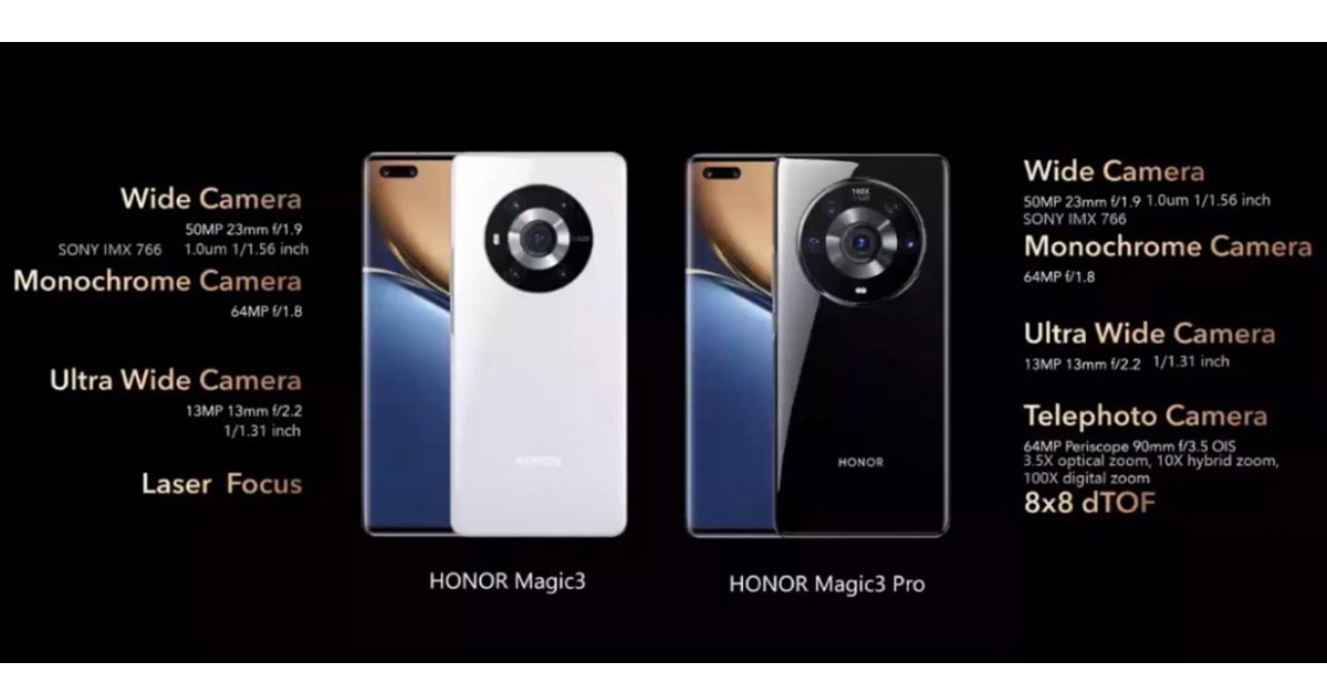 Honor Magic3 Series เวอร์ชั่น Global จะมาพร้อมเทคโนโลยีกล้อง Ultra Fusion Quad-Camera Photography