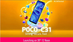 POCO C31 เตรียมเปิดตัวในประเทศอินเดียวันที่ 30 กันยายนนี้