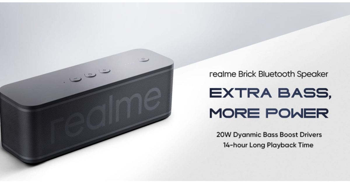 realme Brick ลำโพงไร้สายรุ่นใหม่จาก realme หลุดภาพจริงพร้อมสเปคก่อนเปิดตัว 13 ต.ค. นี้