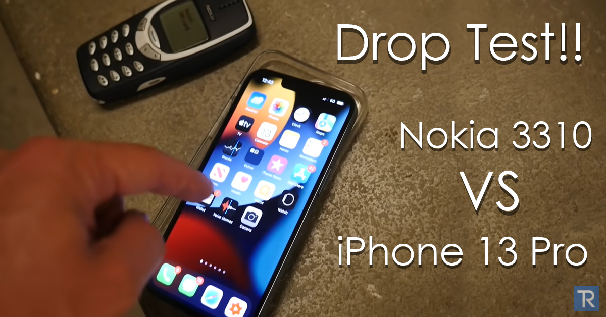 มวยข้ามรุ่น! เมื่อจับ iPhone 13 Pro มา Drop Test ทดสอบความแข็งแรงกับ Nokia 3310