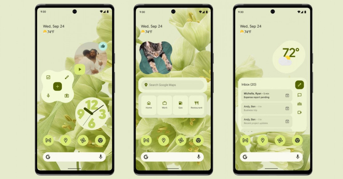 Google ปล่อยอัพเดต Android 12 แล้ว เริ่มต้นที่ Pixel 3 และใหม่กว่าเป็นต้นมา