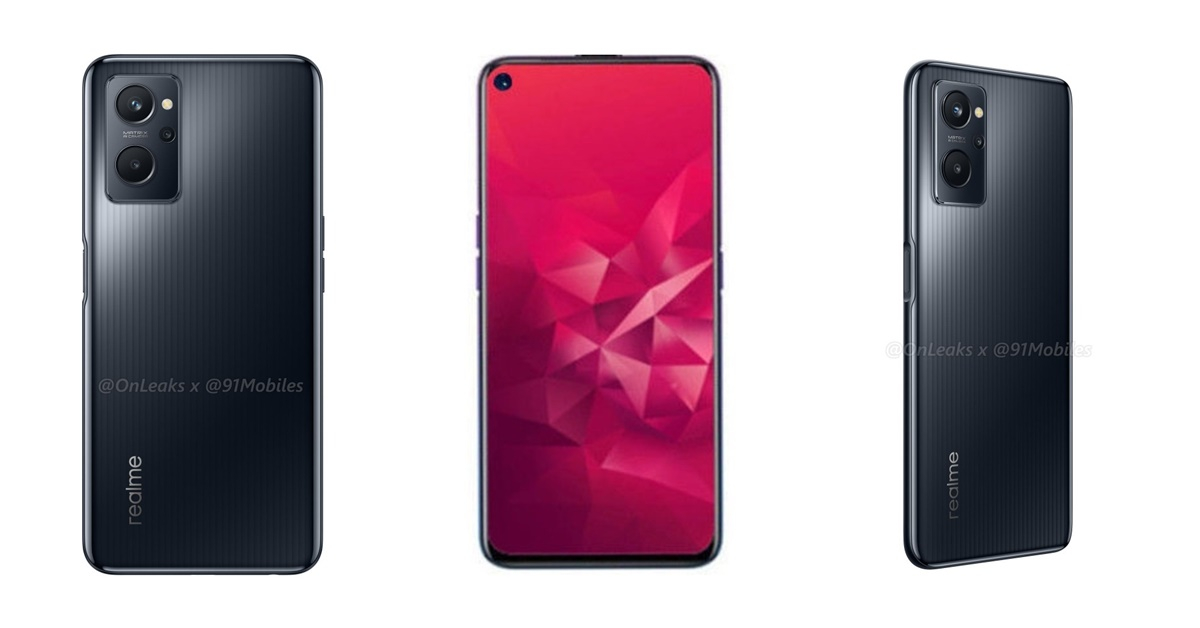 realme 9i เผยภาพเรนเดอร์ล่าสุด มีกล้องหลัง 3 ตัว สแกนนิ้วด้านข้าง พร้อมข้อมูลสเปค