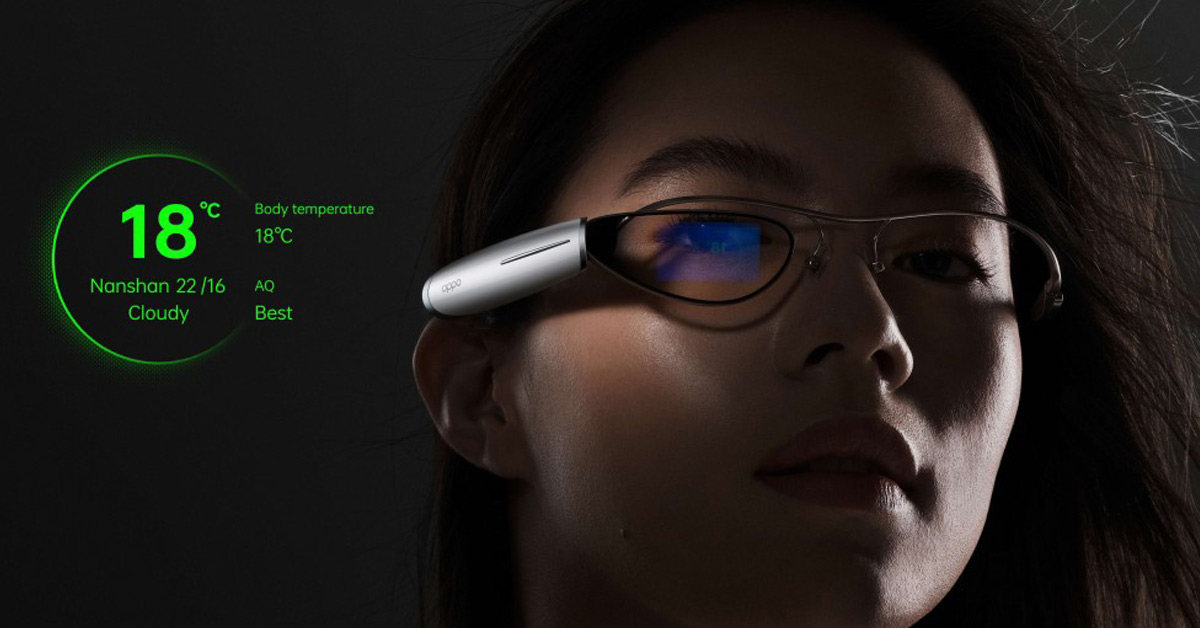 เปิดตัวแว่นตาอัจฉริยะ OPPO Air Glass อุปกรณ์เสริม aR สำหรับติดแว่นตาของคุณ