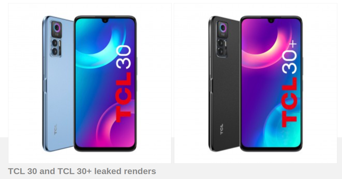 หลุดภาพ Render ของ TCL 30 และ TCL 30V ที่คาดว่าใกล้เคียงตัวจริงที่สุด