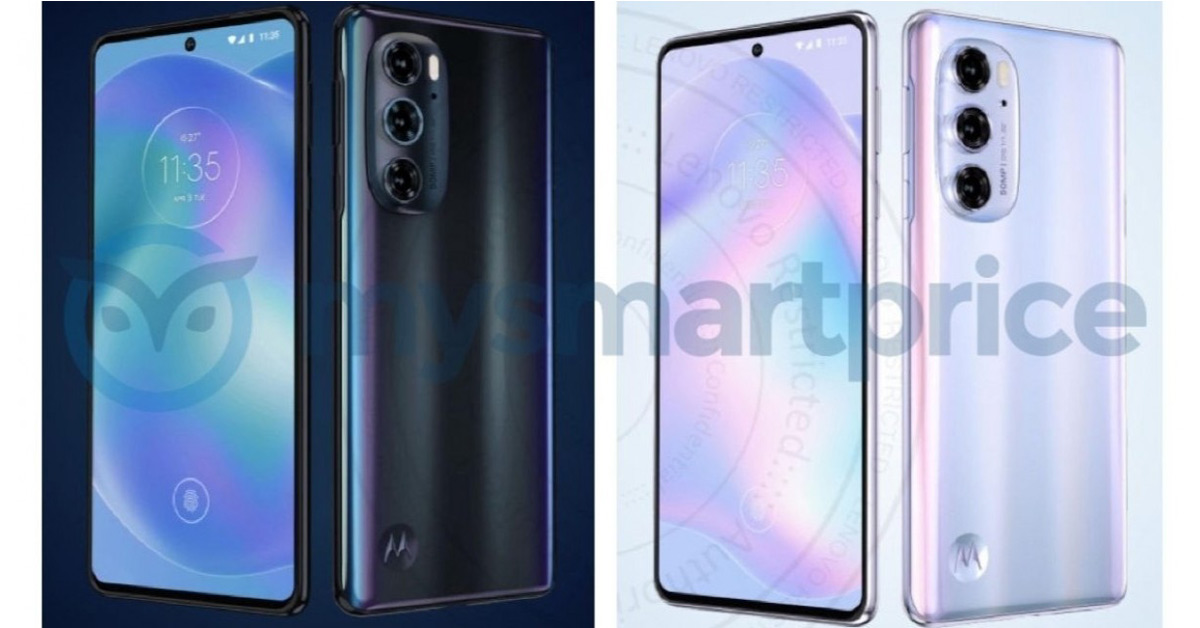 หลุดภาพเรนเดอร์ Moto Edge 30 Pro เวอร์ชั่น Global จะอัพเกรดมาใช้การสแกนหน้าจอแทน