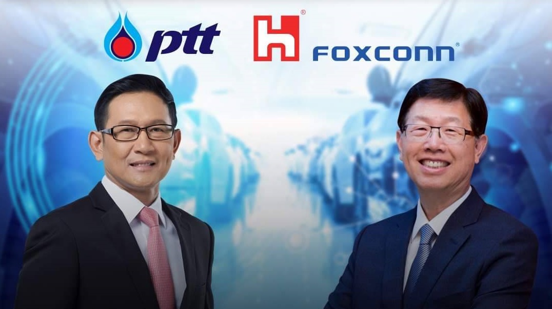 ปตท. จับมือ Foxconn ประกาศลุยผลิตรถยนต์ไฟฟ้าพร้อมลงทุนเฟสแรกด้วยเงิน 2 พันล้านเหรียญสหรัฐ