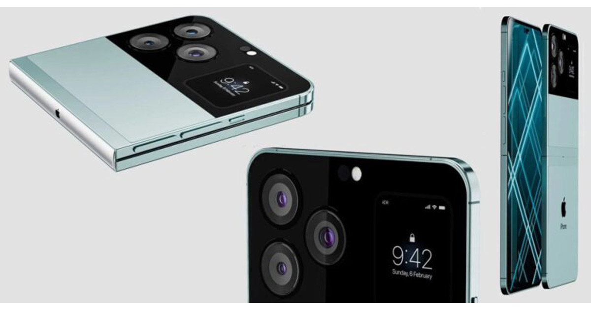 เผยคอนเซ็ปต์ iPhone Flip สมาร์ทโฟนหน้าจอพับได้ในอนาคตของ Apple (มีคลิป)