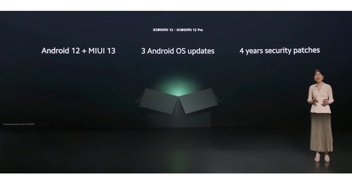 Xiaomi 12 และ 12 Pro ยืนยันได้อัพเดต Android เวอร์ชั่นใหม่ 3 ปี และอัพเดตควาปลอดภัย 4 ปี