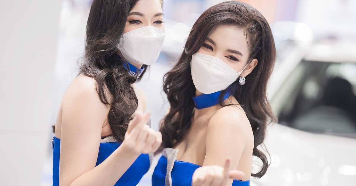 Pretty : สวยทะลุแมสก์ พาชมบรรยากาศพริตตี้สาวสวยงาน Bangkok International Motor Show 2022