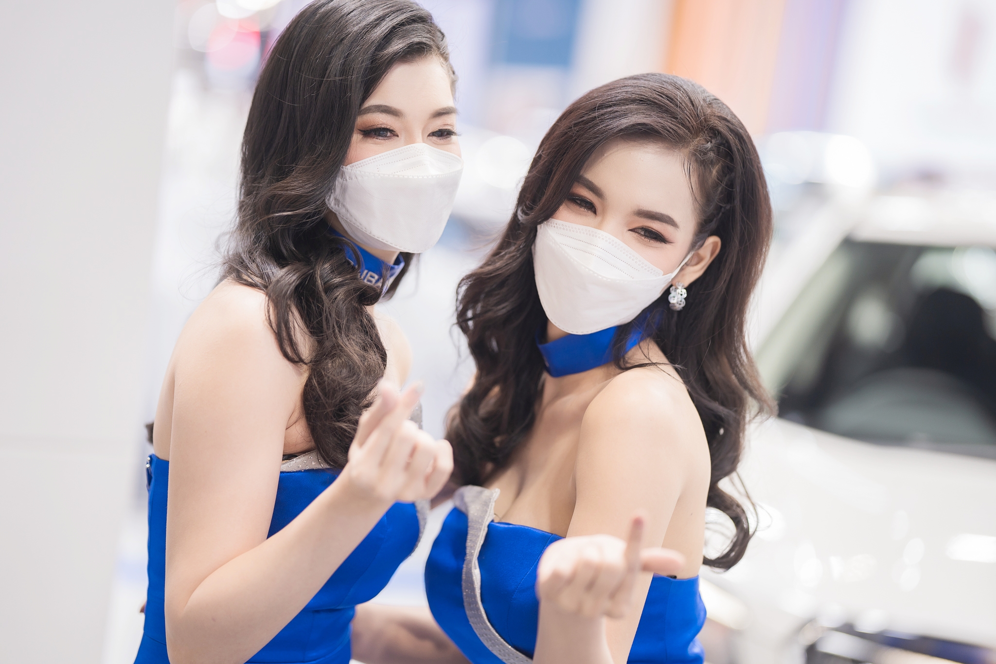 Pretty : สวยทะลุแมสก์ พาชมบรรยากาศพริตตี้สาวสวยงาน Bangkok International Motor Show 2022