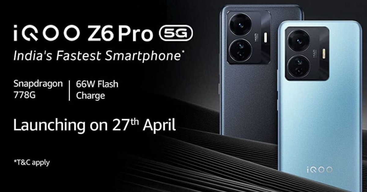หลุดสเปค iQOO Z6 Pro 5G ก่อนเปิดตัว 27 เมษายนนี้